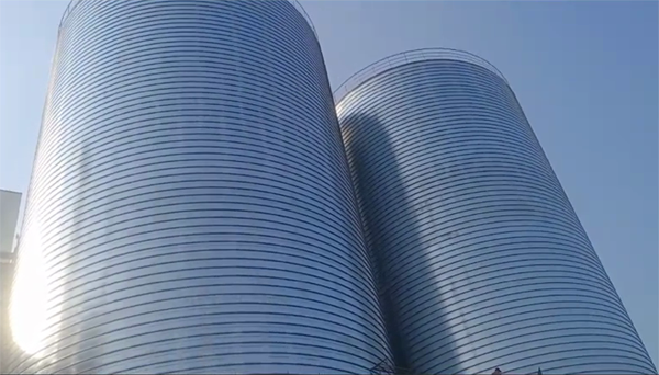 精河2座混凝土高架卷板仓